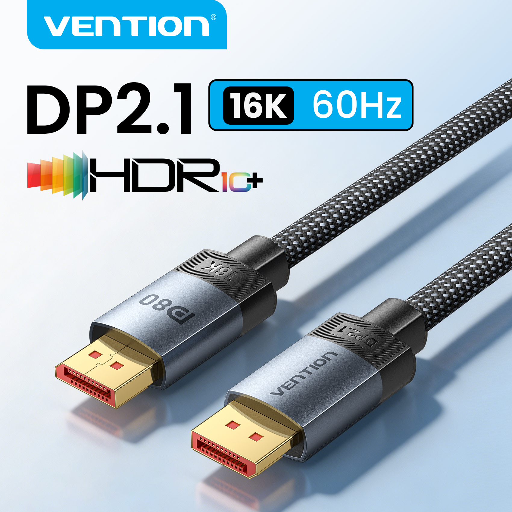 Home Cinema Projector Xiaomi - Vention Displayport Cable 16K60Hz Video Audio