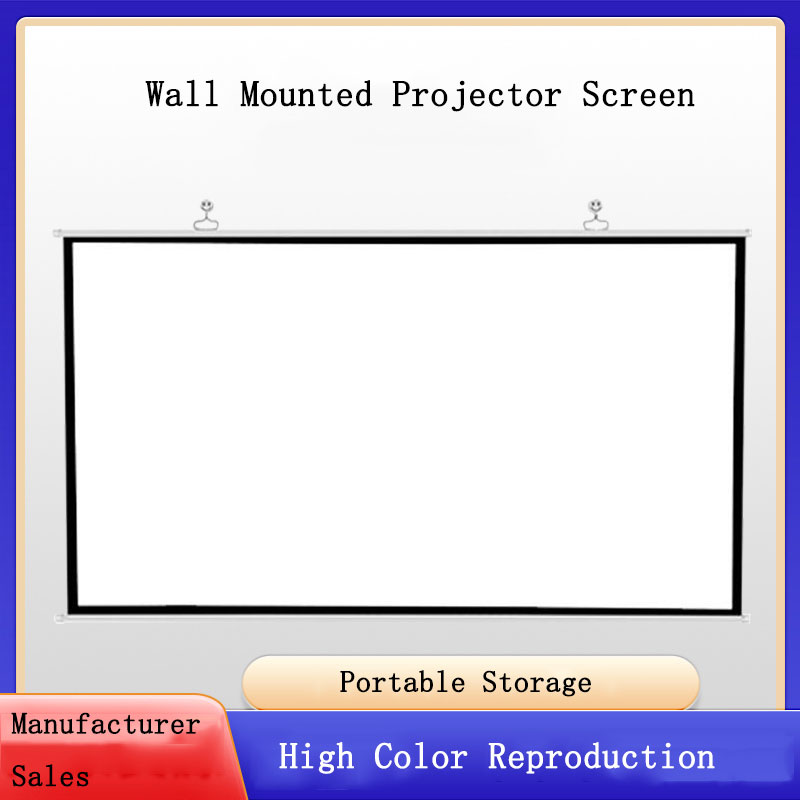 Projector Screen 100 Inch - Thinyou Projector screen Curtain 60inch 100inch
