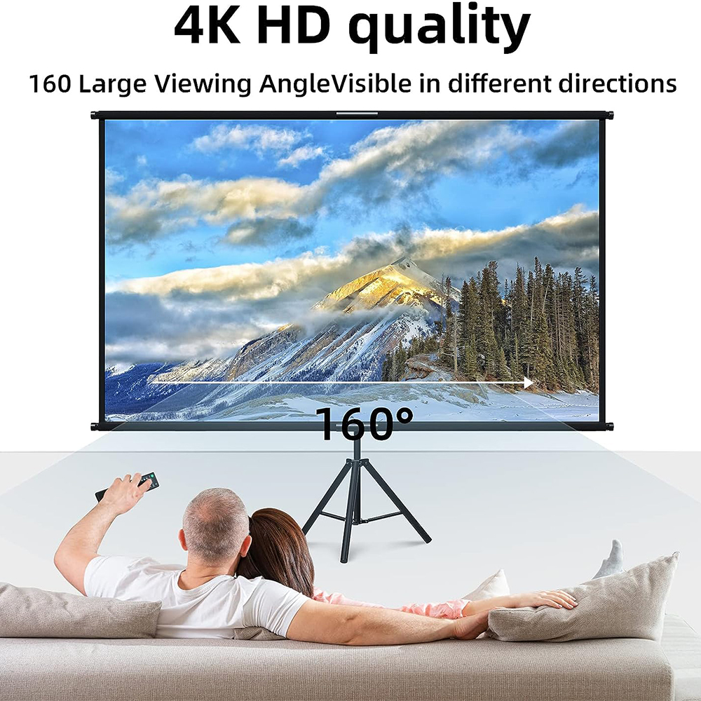 VEIDADZ Projector Screen With  - Projector Screen 100 Inch incelemesi ve fiyatı
