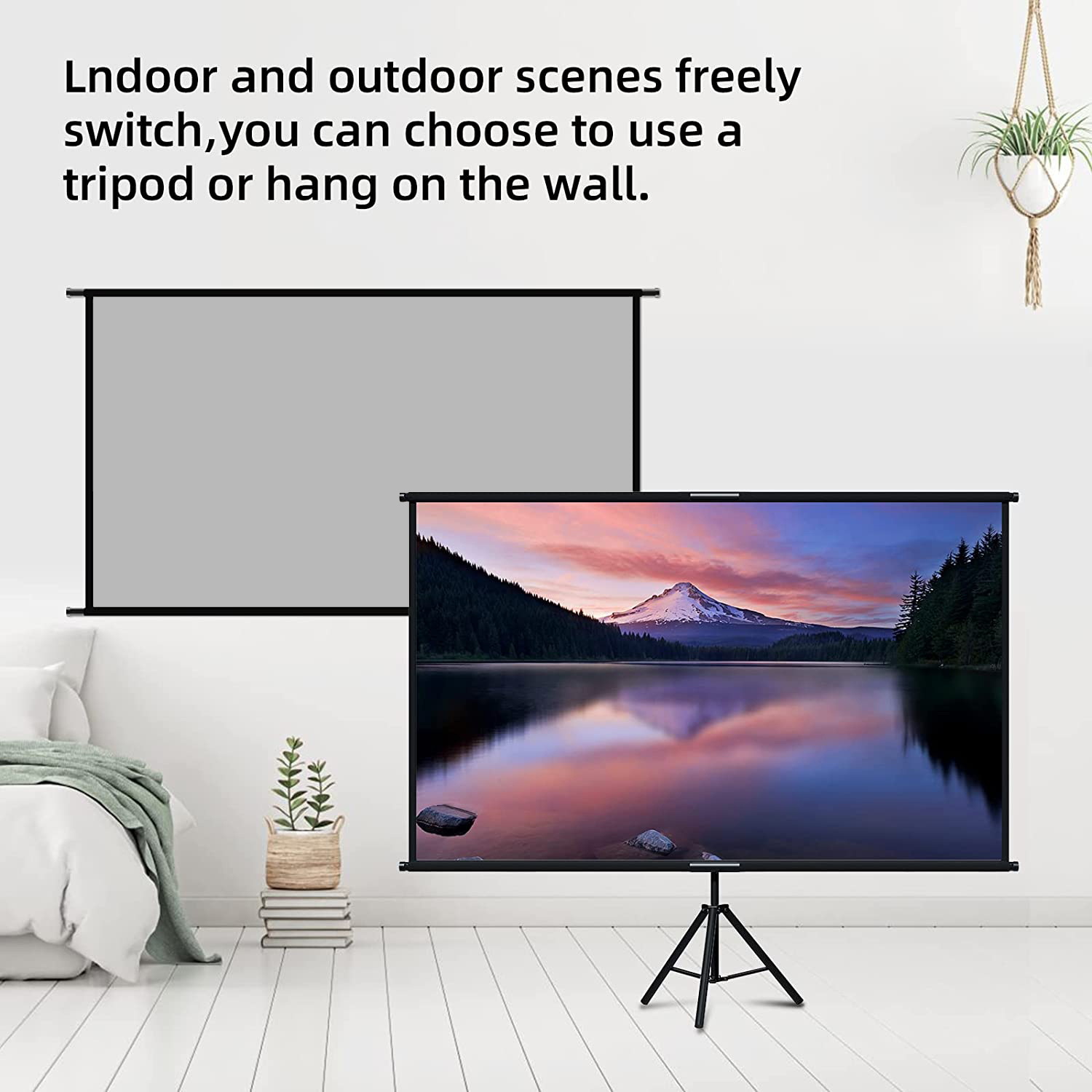 VEIDADZ Projector Screen With  - Projector Screen 100 Inch incelemesi ve fiyatı