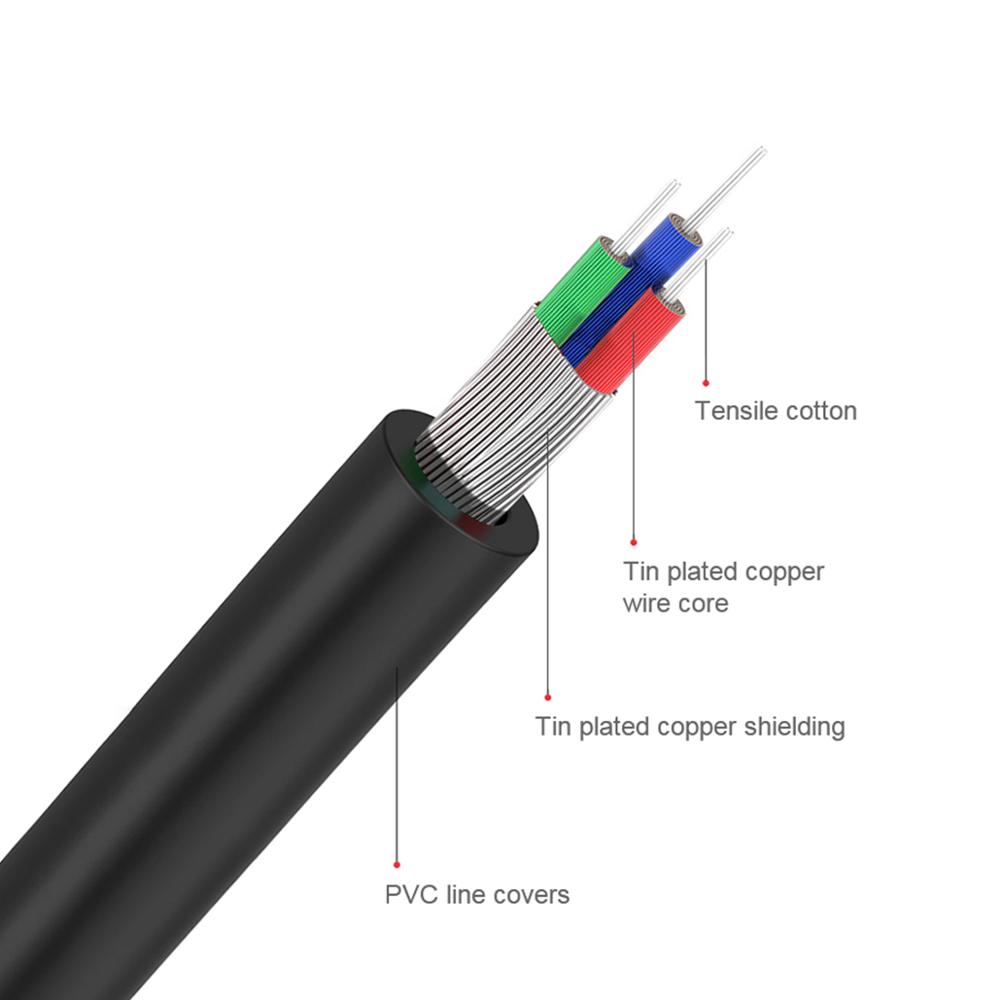 QGeeM RCA Cable 2RCA to 3.5 Au - Home Cinema Solution incelemesi ve fiyatı
