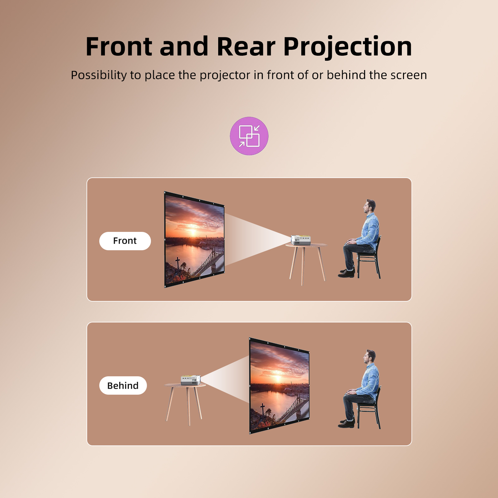 Salange Projector Screen 100 i - Projector Screen 100 Inch incelemesi ve fiyatı