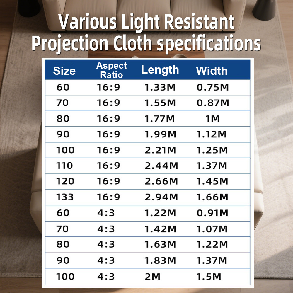 Universal Projector Screen 80/ - Projector Screen 100 Inch incelemesi ve fiyatı