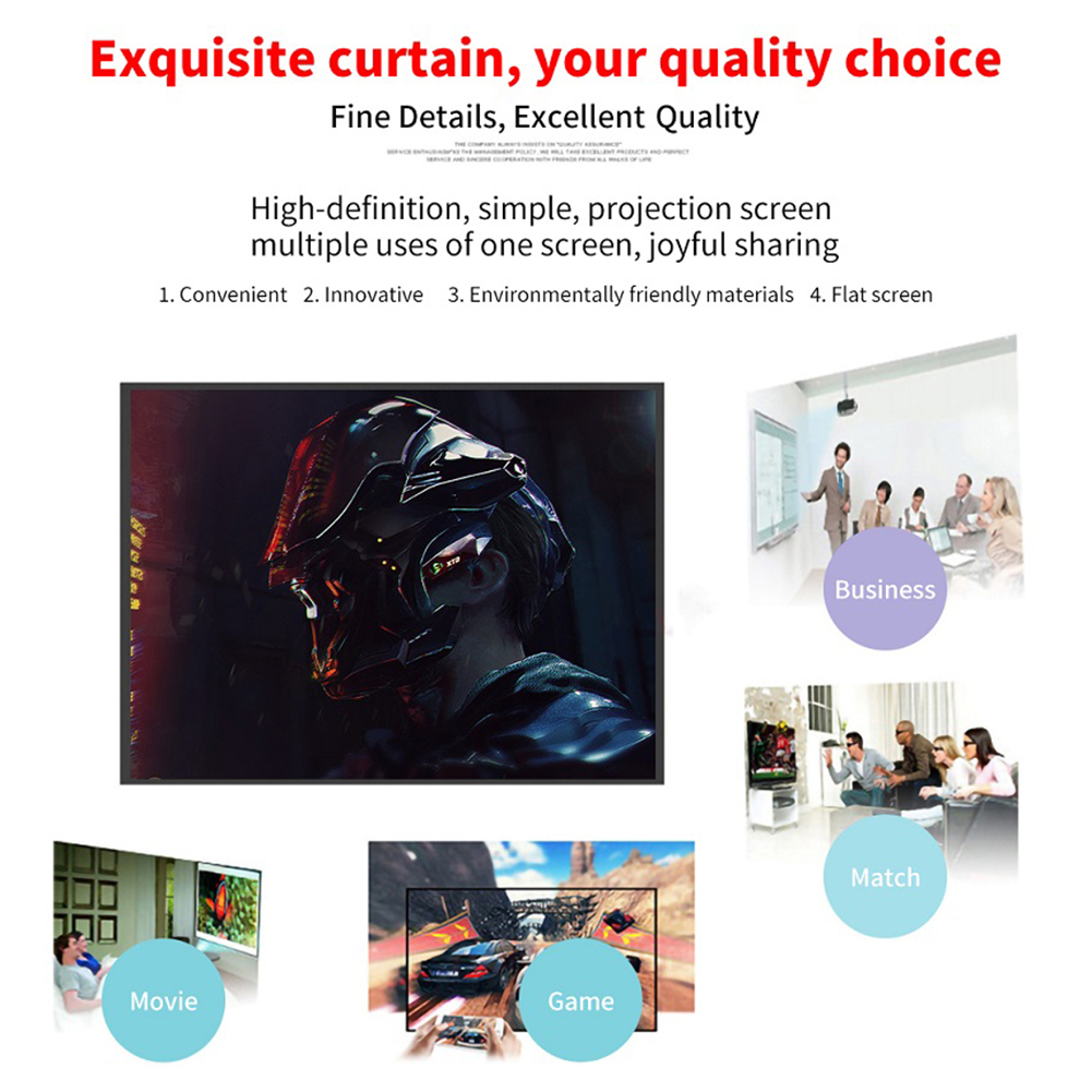 Portable Projector Screen Simp - Projector Screen 100 Inch incelemesi ve fiyatı