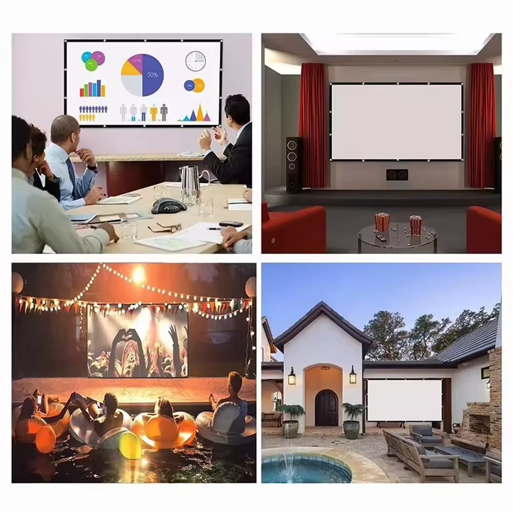 60 72 100 120 150 Inch 16:9 Po - Projector Screen 100 Inch incelemesi ve fiyatı