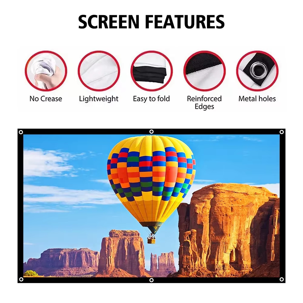 Portable Projector Screen 60/7 - Projector Screen 100 Inch incelemesi ve fiyatı