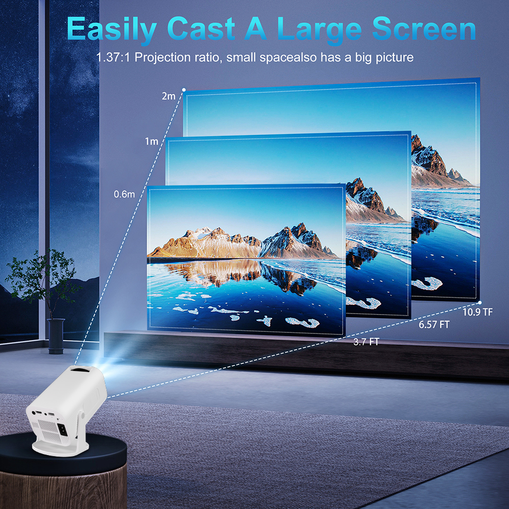 Salange P330 Mini Projector 4K - Xiaomi Home Cinema incelemesi ve fiyatı
