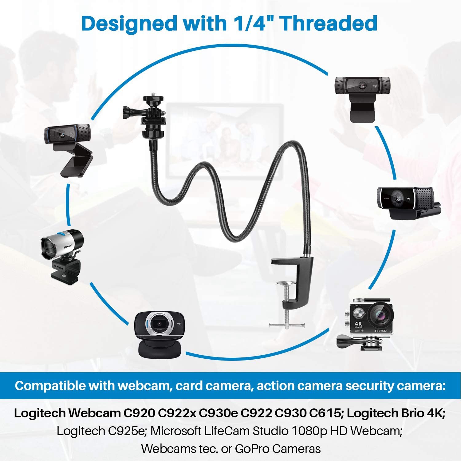 Webcam Stand, Upgraded Webcam  - Logitech Home Cinema incelemesi ve fiyatı