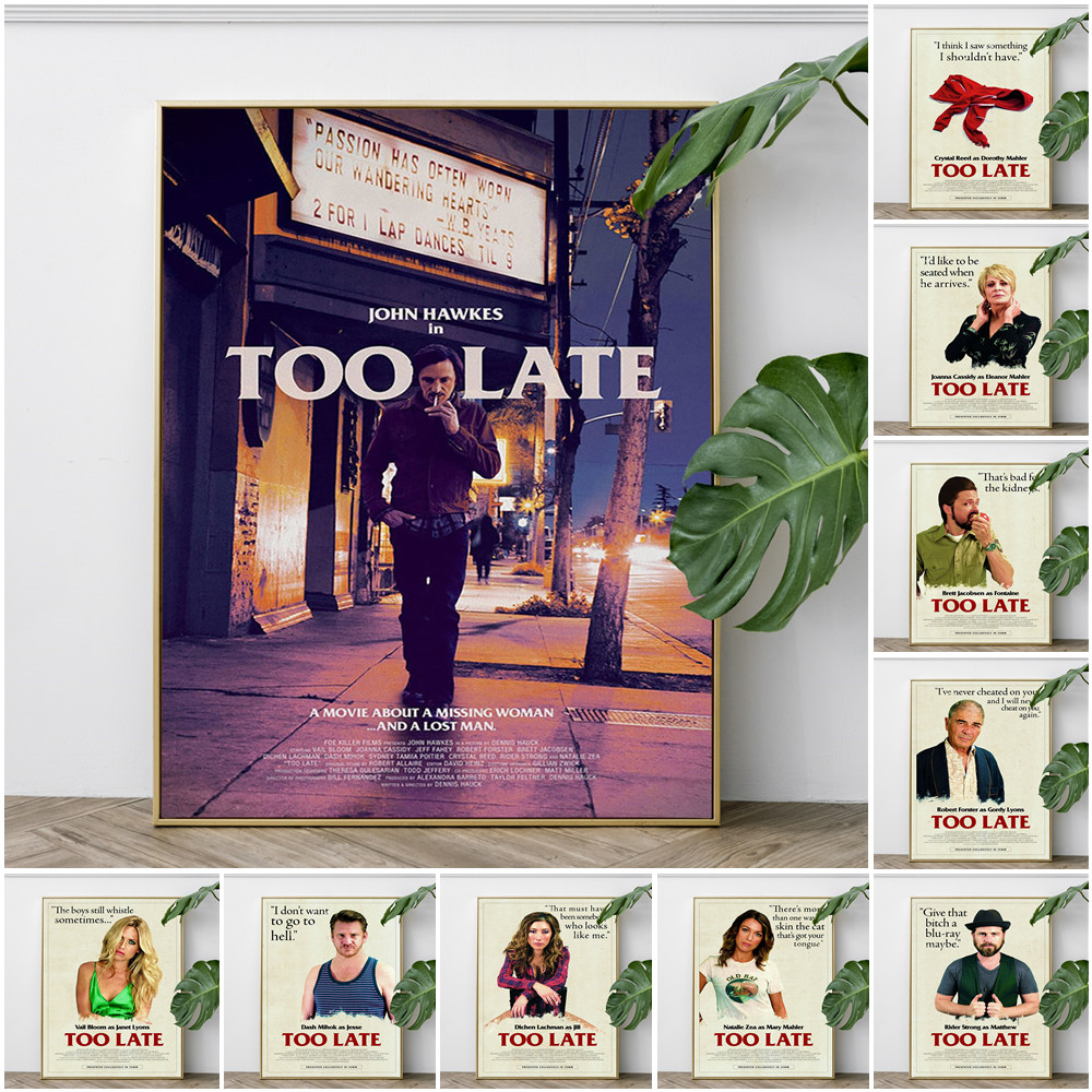Too Late Drama Film Art Print  - Home Cinema The Drama incelemesi ve fiyatı
