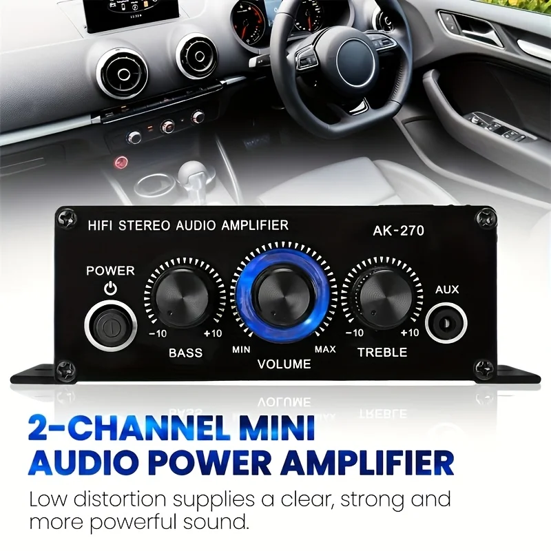 AK-270 HiFi Stereo Amplifier 4 - Home Cinema Solution incelemesi ve fiyatı