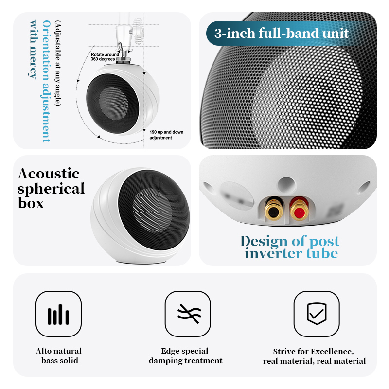 Oupushi ceiling mounted wall m - Wall Mount Speaker incelemesi ve fiyatı