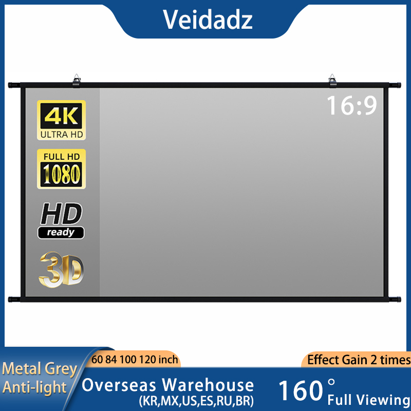 VEIDADZ Projector Screen Wall  - Projector Screen 100 Inch incelemesi ve fiyatı