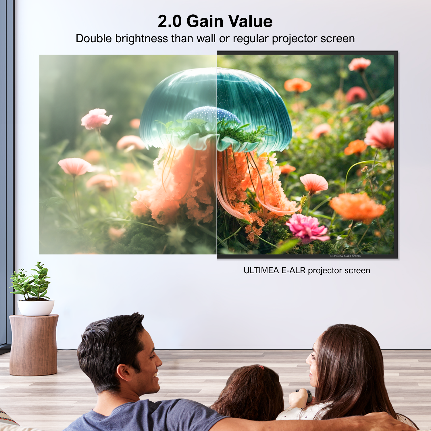 ULTIMEA E-ALR Projector Screen - Projector Screen 100 Inch incelemesi ve fiyatı