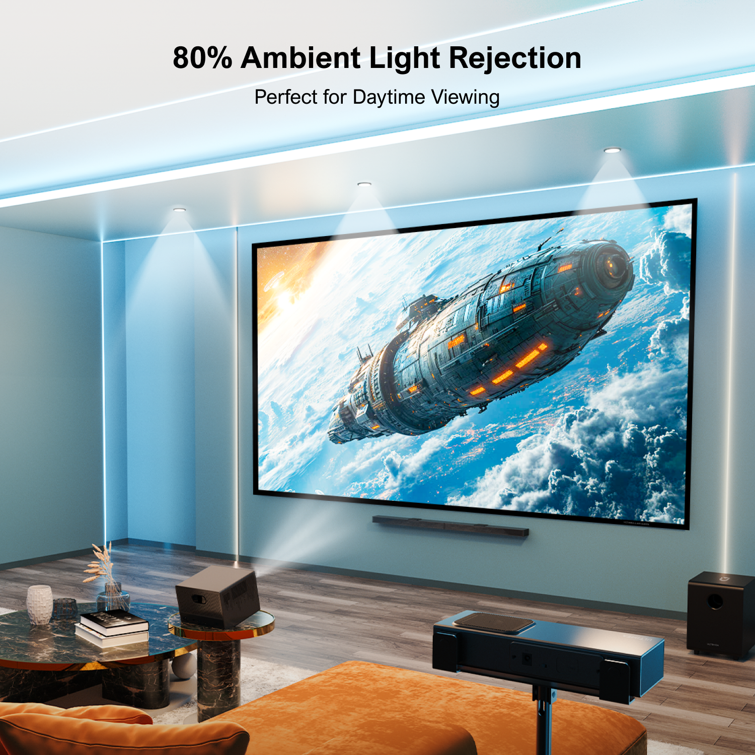 ULTIMEA E-ALR Projector Screen - Projector Screen 100 Inch incelemesi ve fiyatı