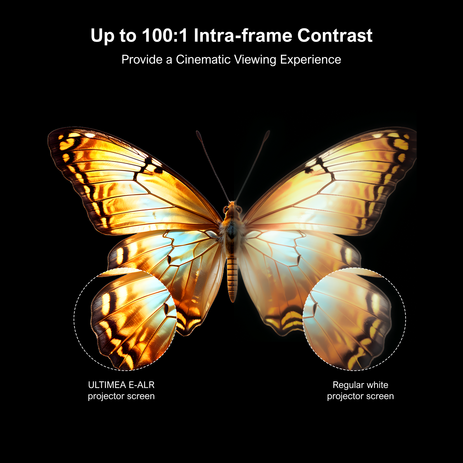 ULTIMEA E-ALR Projector Screen - Projector Screen 100 Inch incelemesi ve fiyatı