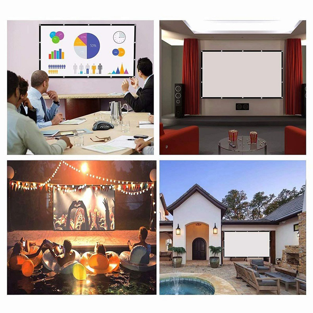 Portable Projector Screen Simp - Projector Screen 100 Inch incelemesi ve fiyatı