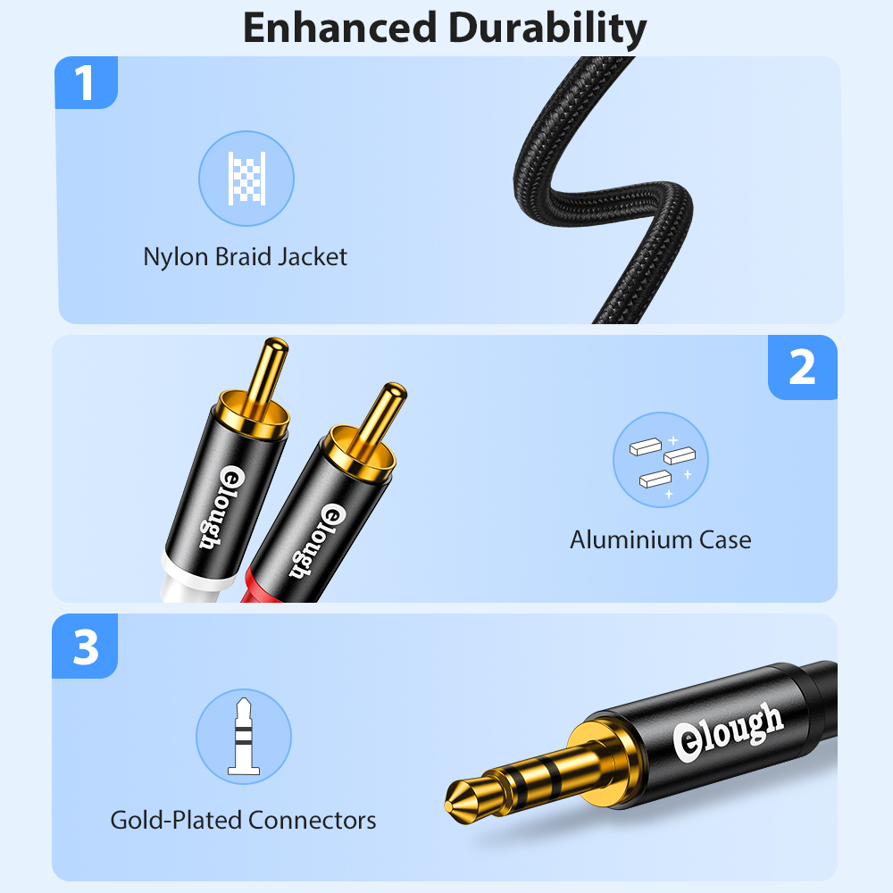 Elough RCA Cable AUX RCA Speak - Home Cinema Solution incelemesi ve fiyatı