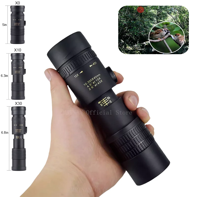 Powerful 10-300x40 HD Monocula - Home Cinema Center incelemesi ve fiyatı