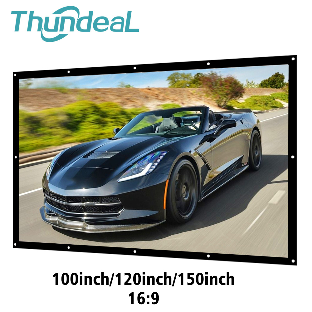 ThundeaL 16:9 100 120 150 Inch - Projector Screen 100 Inch incelemesi ve fiyatı