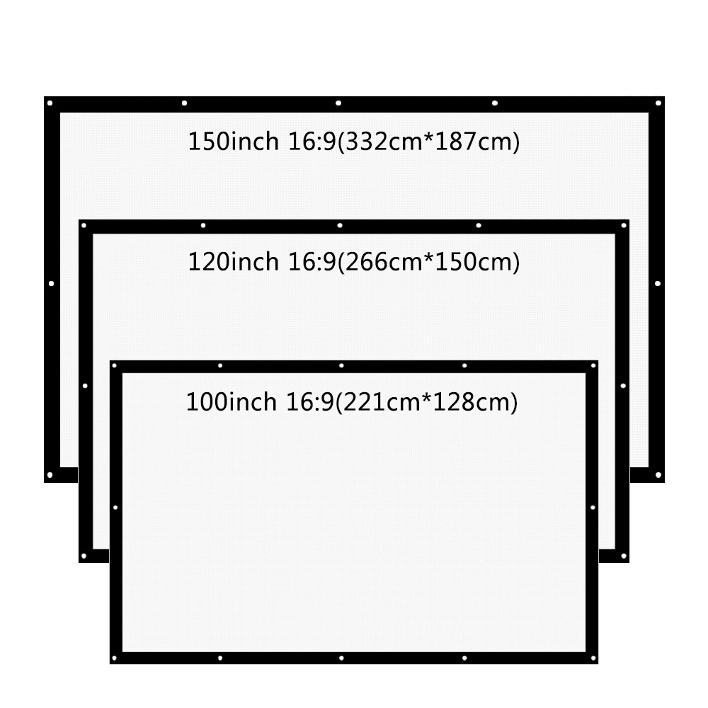 ThundeaL 16:9 100 120 150 Inch - Projector Screen 100 Inch incelemesi ve fiyatı