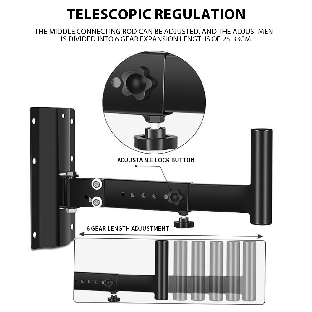 1 Pair Speaker Wall Mounts Bra - Wall Mount Speaker incelemesi ve fiyatı