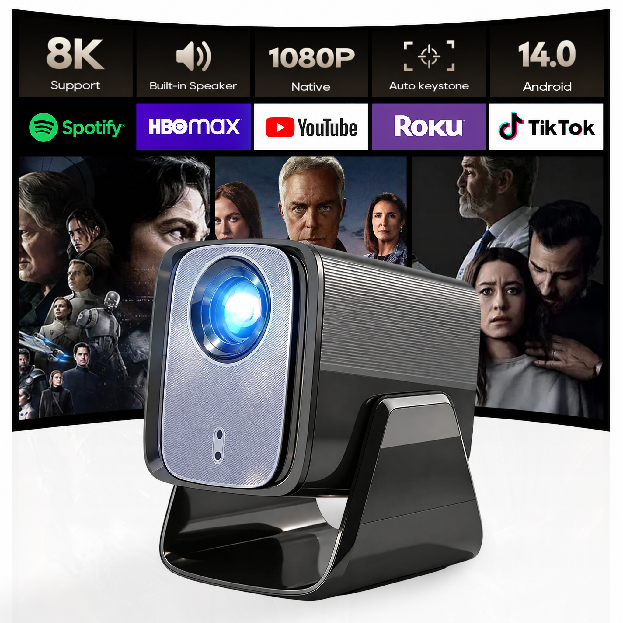 LYNCast Smart Projector with W - Home Cinema The Drama incelemesi ve fiyatı