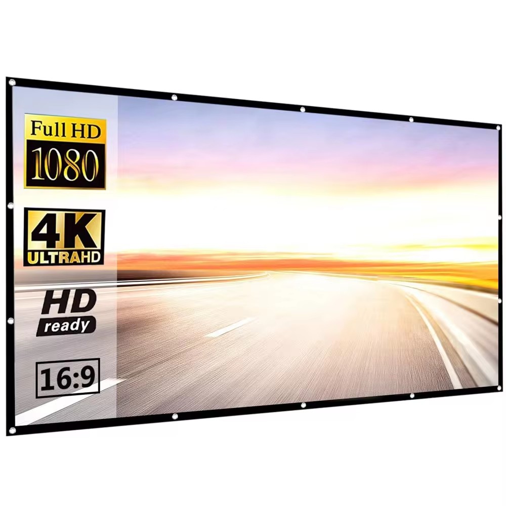Simple Foldable Projection Scr - Projector Screen 100 Inch incelemesi ve fiyatı