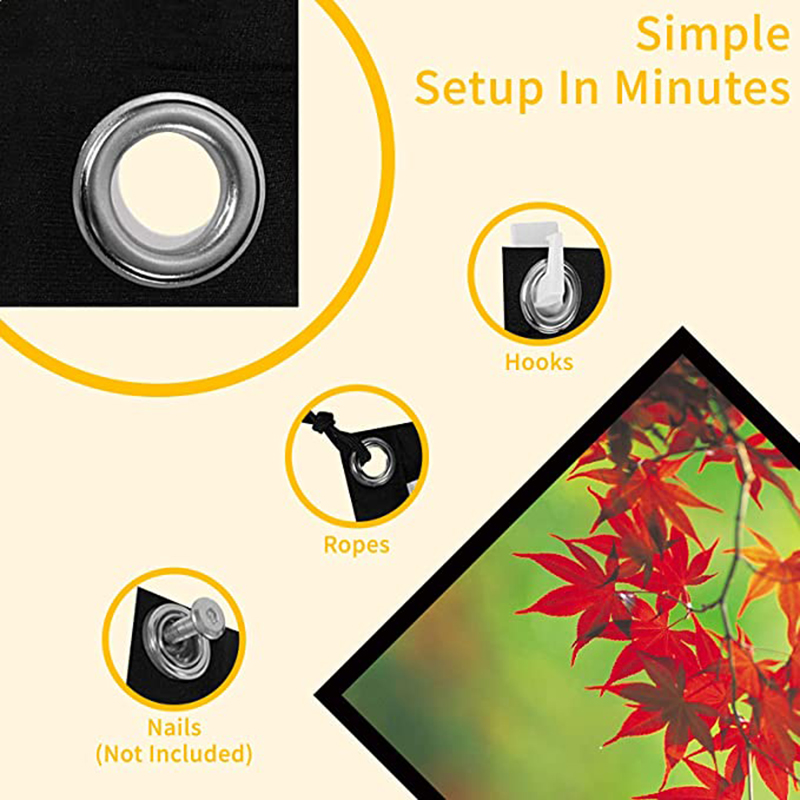 Simple Foldable Projection Scr - Projector Screen 100 Inch incelemesi ve fiyatı