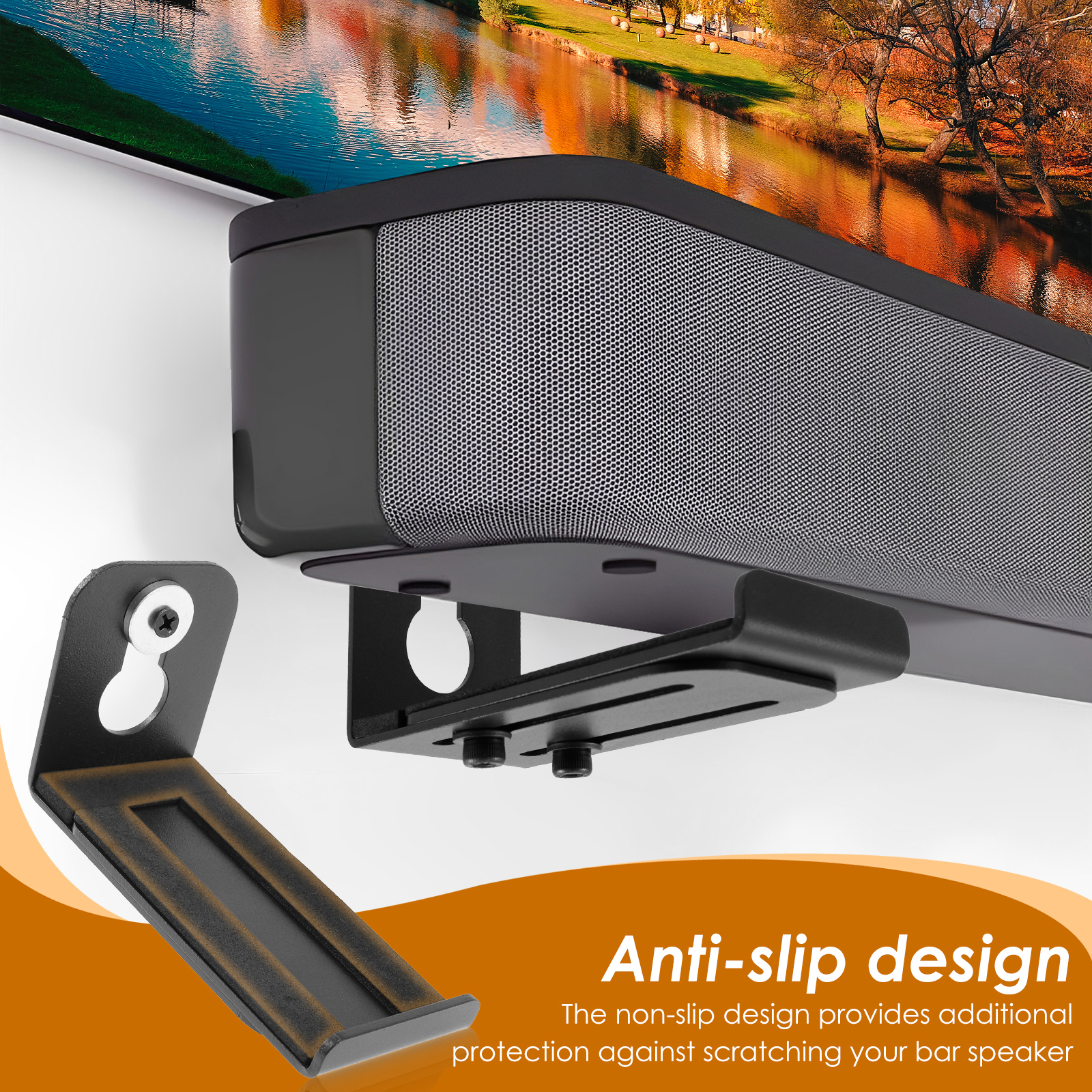 2Pcs Soundbar Speaker Stands W - Wall Mount Speaker incelemesi ve fiyatı