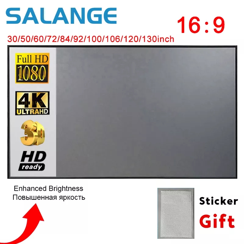 Salange Projector Screen,60 10 - Projector Screen 100 Inch incelemesi ve fiyatı