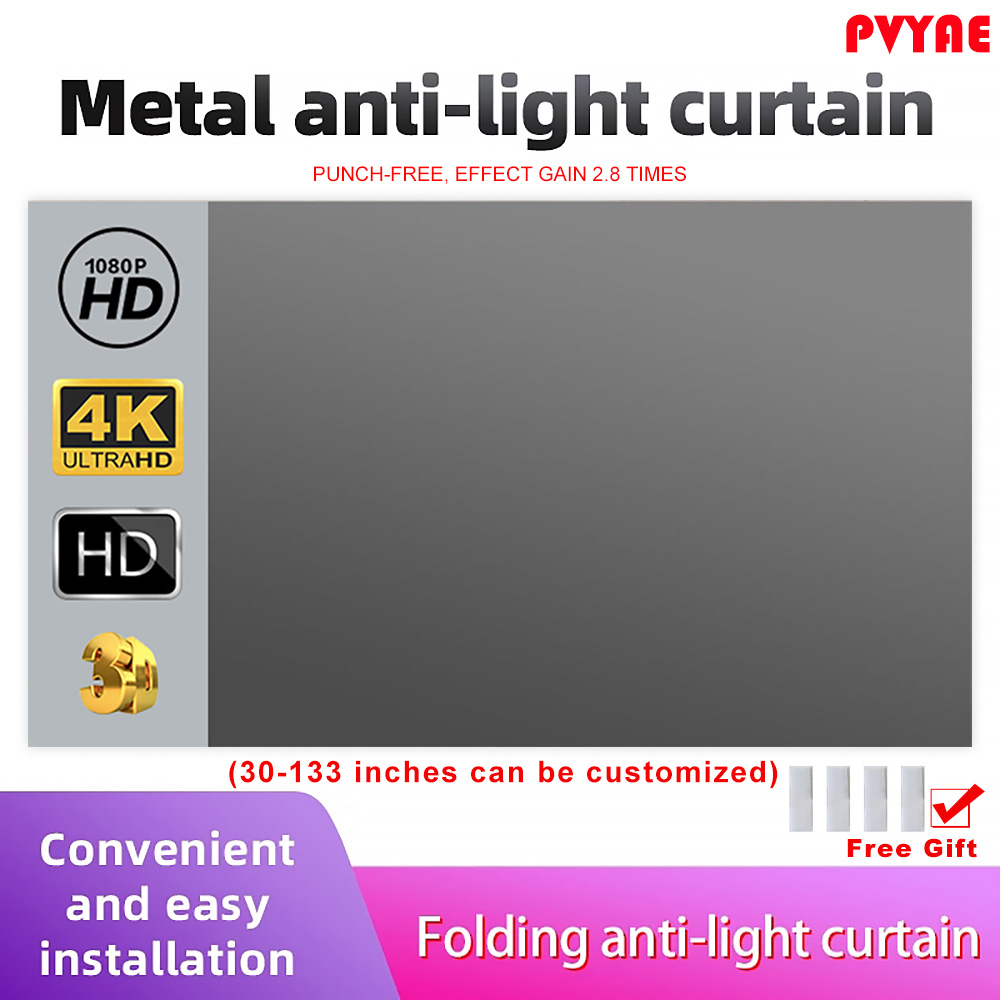 High Brightness Reflective Pro - Projector Screen 100 Inch incelemesi ve fiyatı