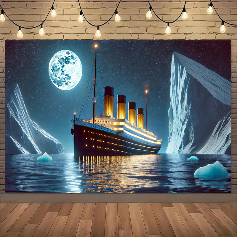 Titanic Ship Iceberg Moonlight - Home Cinema The Drama incelemesi ve fiyatı