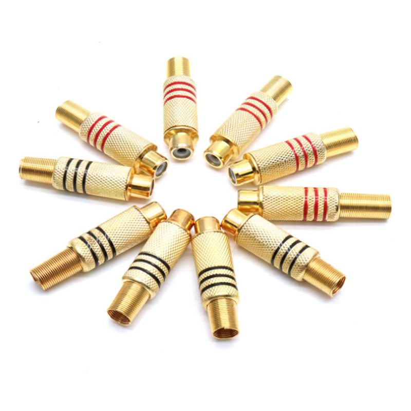 4PCS RCA Plug Gold Plated Sold - Home Cinema Solution incelemesi ve fiyatı